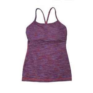 Lululemon Power Y Tank Top Wee Are From Space Black March Multi Size 2